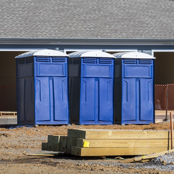 is there a specific order in which to place multiple porta potties in Thomson Georgia